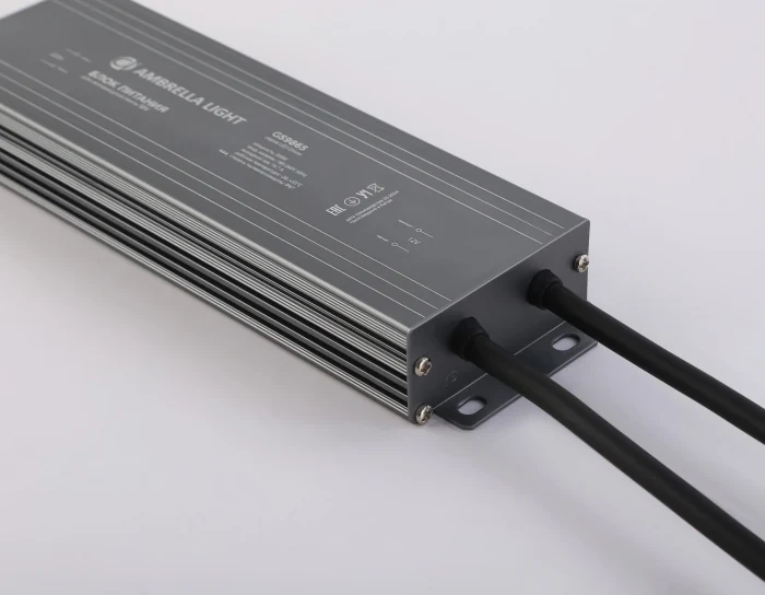 Блок питания для светодиодной ленты 12V 200W 16,7A IP67 185-260V 220*65*28 GS9865 Ambrella light GS9865