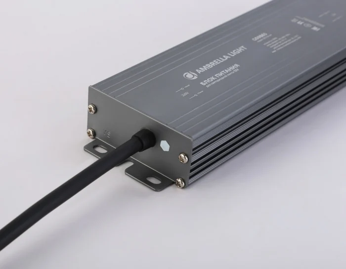 Блок питания для светодиодной ленты 12V 200W 16,7A IP67 185-260V 220*65*28 GS9865 Ambrella light GS9865