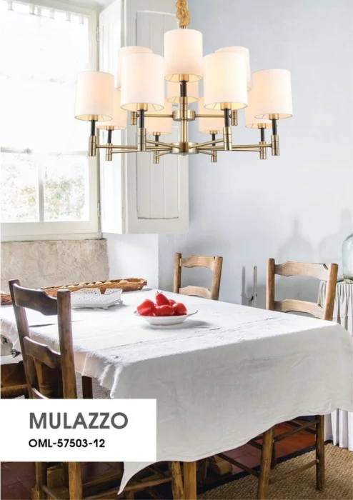 Люстра подвесная Omnilux Mulazzo OML-57503-12