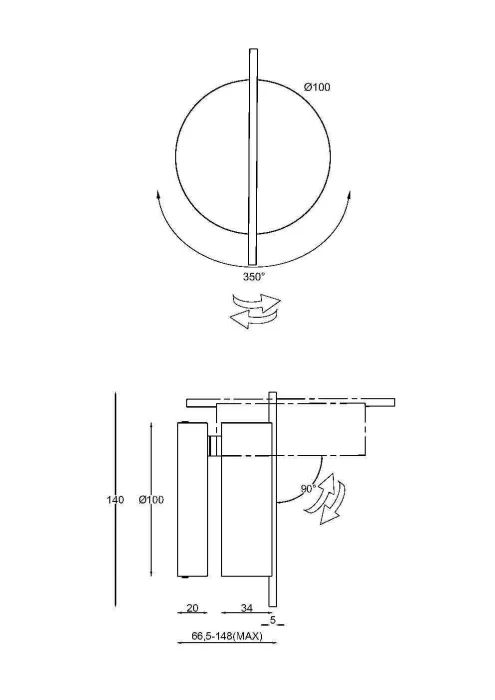 Бра Maytoni Nuance MOD180WL-L4W3K