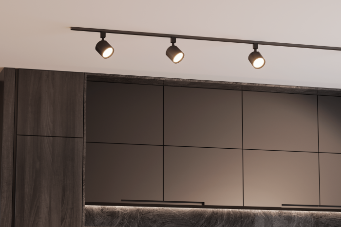 Трековый светильник однофазный Crystal Lux CLT 0.31 020 BK