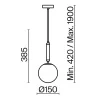 Подвесной светильник Freya Zelda FR5124PL-01BS
