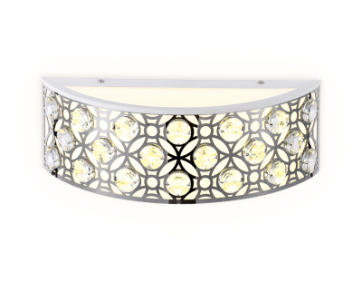 Настенный светодиодный светильник с хрусталем Ambrella light FA9411