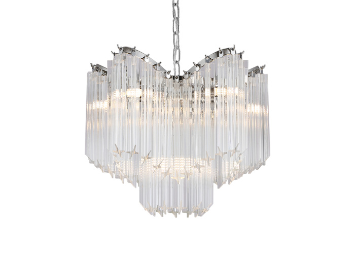 Каскадная люстра Newport Amanda 8906/C nickel М0070328