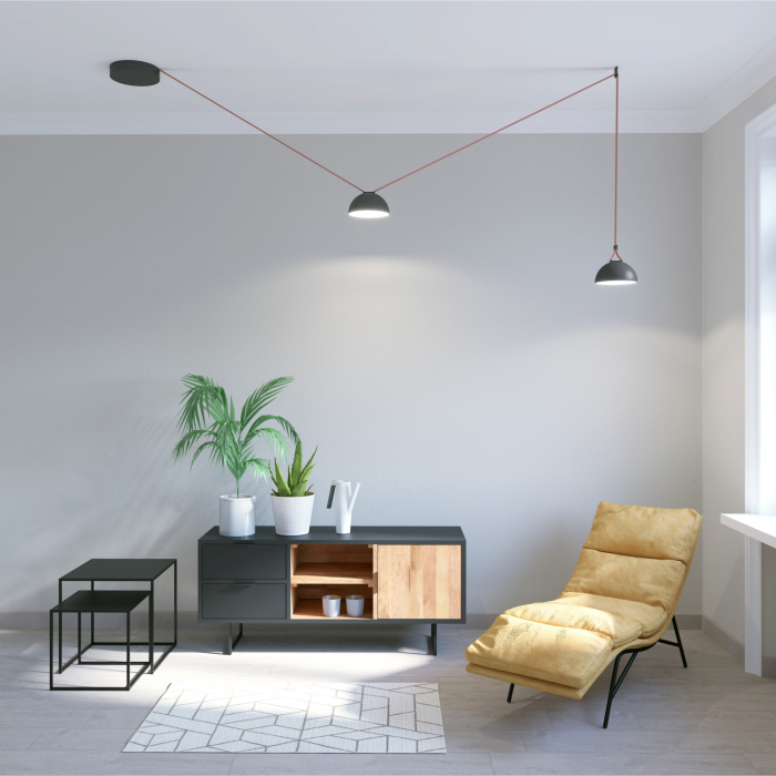 Светильник на шине Denkirs BELTY FLOW DK5560-BK