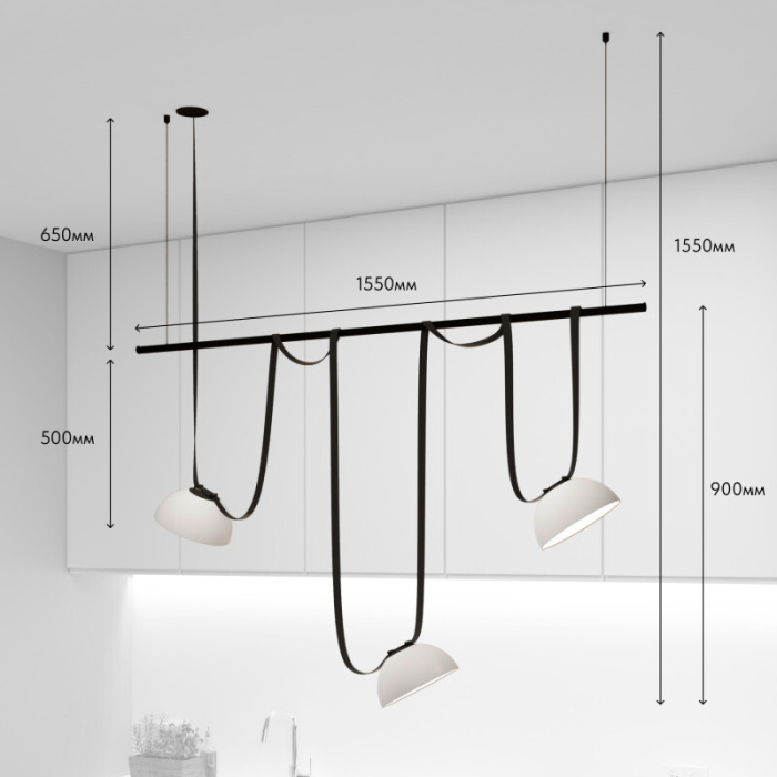 Трек-система Denkirs Belty SET DK55SET05-02-DG