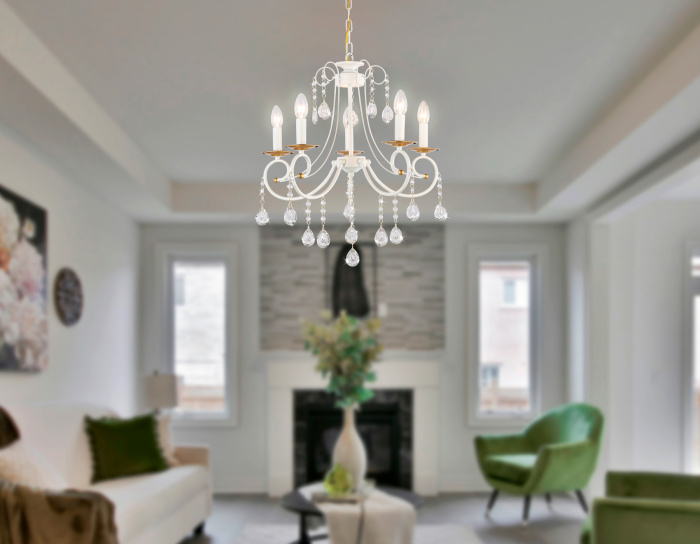 Подвесная люстра с хрусталем Ambrella light TR4916