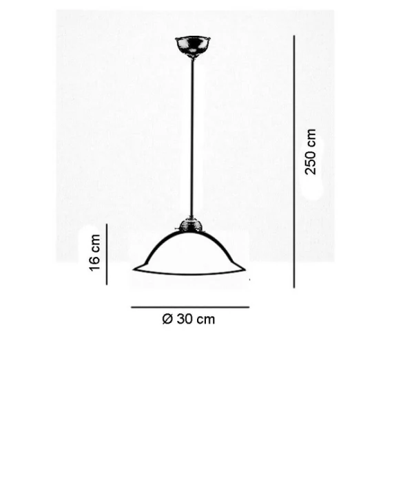 Подвесной светильник Berliner Messinglampen PS60-38opB