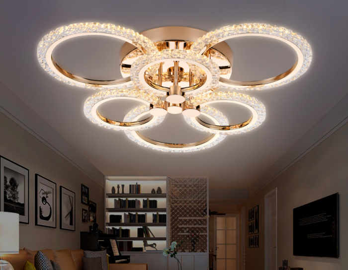 Потолочный светодиодный светильник с пультом Ambrella light FA418