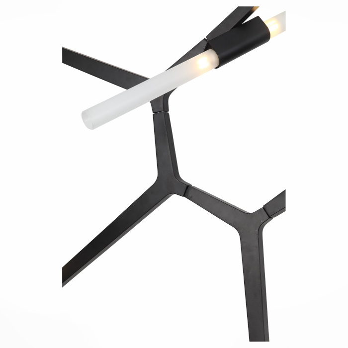 Люстра подвесная ST-Luce Черный/Белый G9 14*40W SL947.402.14