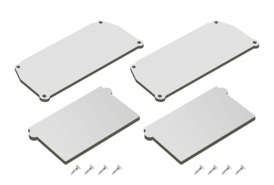 Комплект торцевых заглушек для профиля Denkirs DK5852-WH