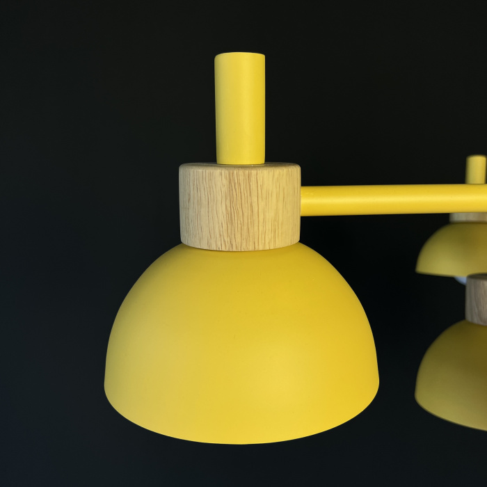 Люстра на штанге FANTA A 8 lights Yellow ImperiumLoft