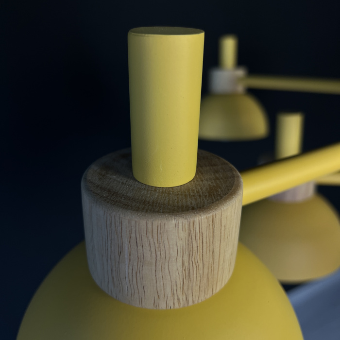 Люстра на штанге FANTA A 8 lights Yellow ImperiumLoft