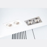 Встраиваемый светильник Italline SAG203-4 silver/silver