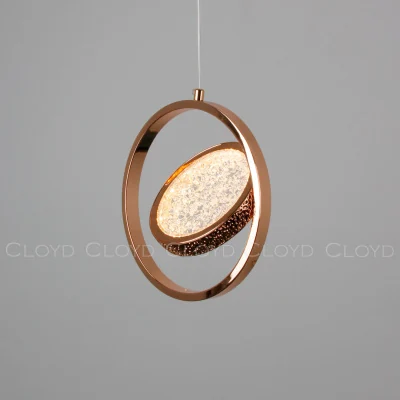 Подвесной светильник Cloyd RINGONE-B P1 / Ø24 см - золото (арт.11154)