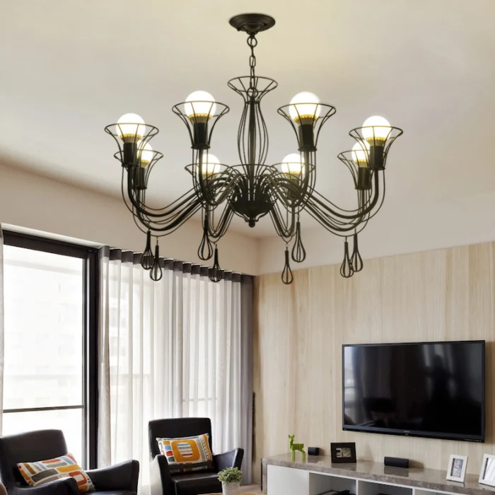 Подвесная люстра CAST 5 White ImperiumLoft