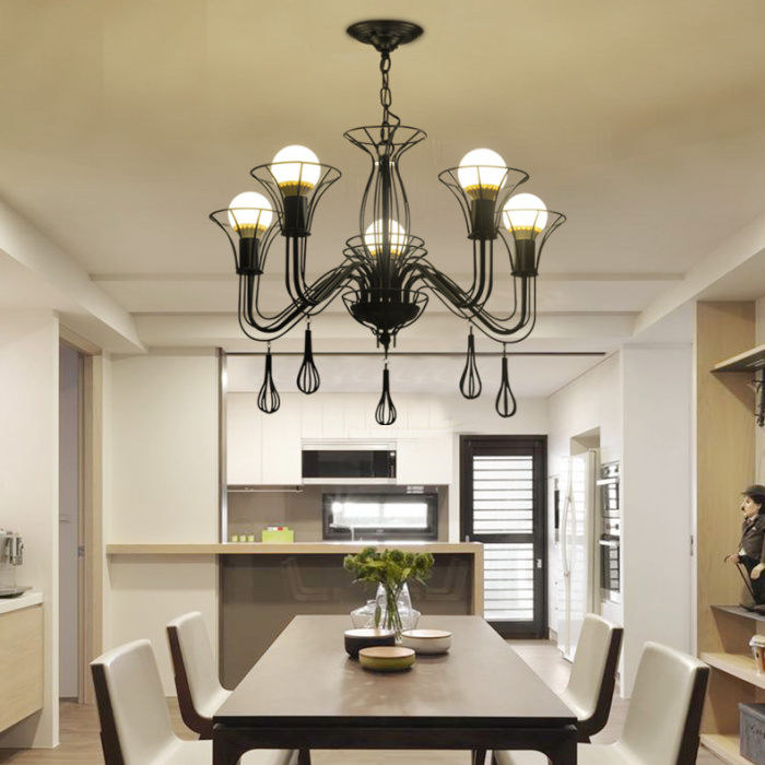 Подвесная люстра CAST 5 White ImperiumLoft