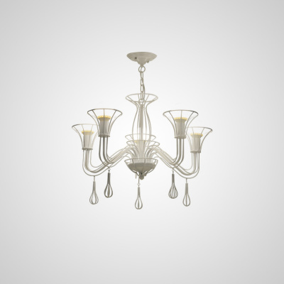 Подвесная люстра CAST 5 White ImperiumLoft