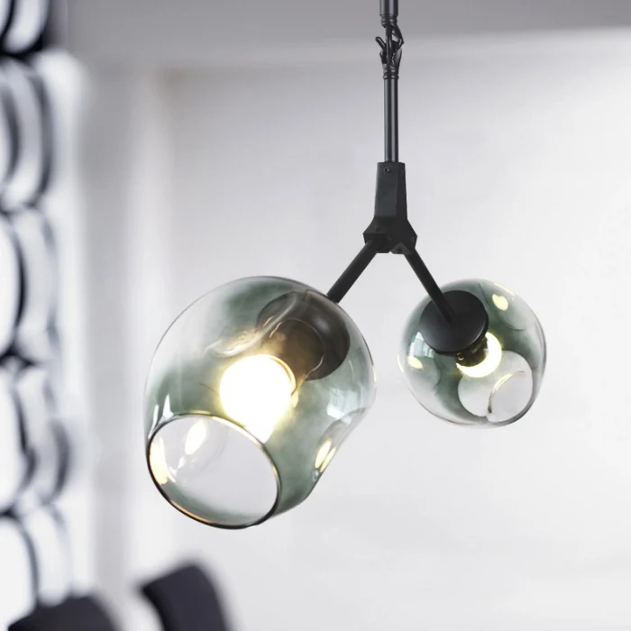 Подвесной светильник ADEL-ONE L1 Cognac Black ImperiumLoft