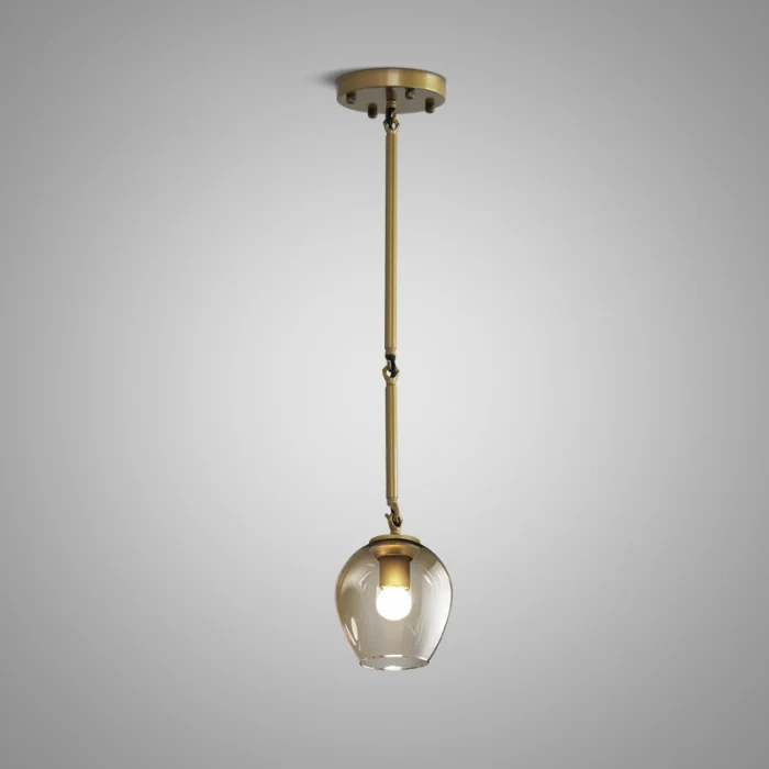 Подвесной светильник ADEL-ONE L1 Cognac Black ImperiumLoft