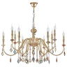 Люстра Crystal Lux MERCEDES SP6+6 GOLD/COLOR