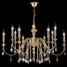 Люстра Crystal Lux MERCEDES SP6+6 GOLD/COLOR