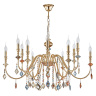 Люстра Crystal Lux MERCEDES SP6+6 GOLD/COLOR