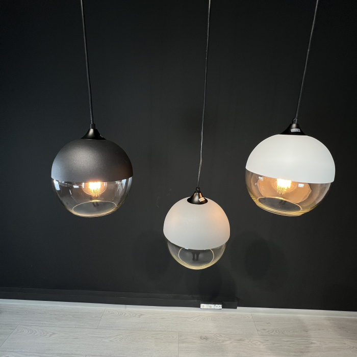 Подвесной светильник NORD C D20 Black/Transparent ImperiumLoft