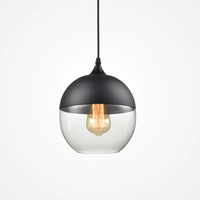 Подвесной светильник NORD C D20 Black/Transparent ImperiumLoft