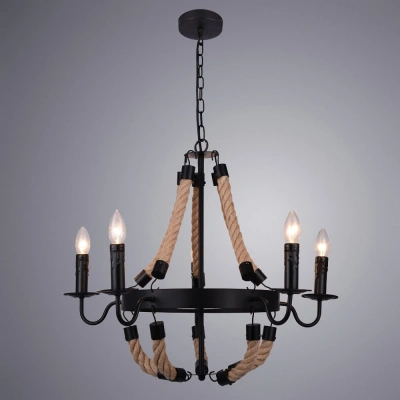 Люстра подвесная Arte Lamp MARSIGLIA A8956LM-5BK