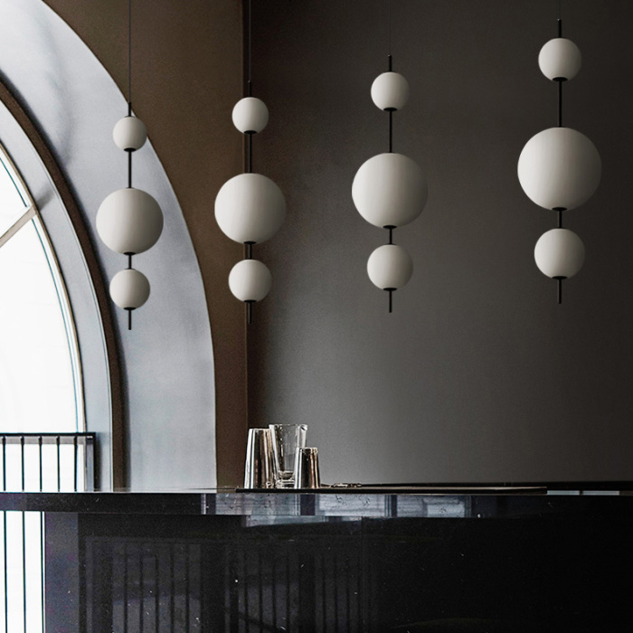 Подвесной светильник White beads Pendant ImperiumLoft