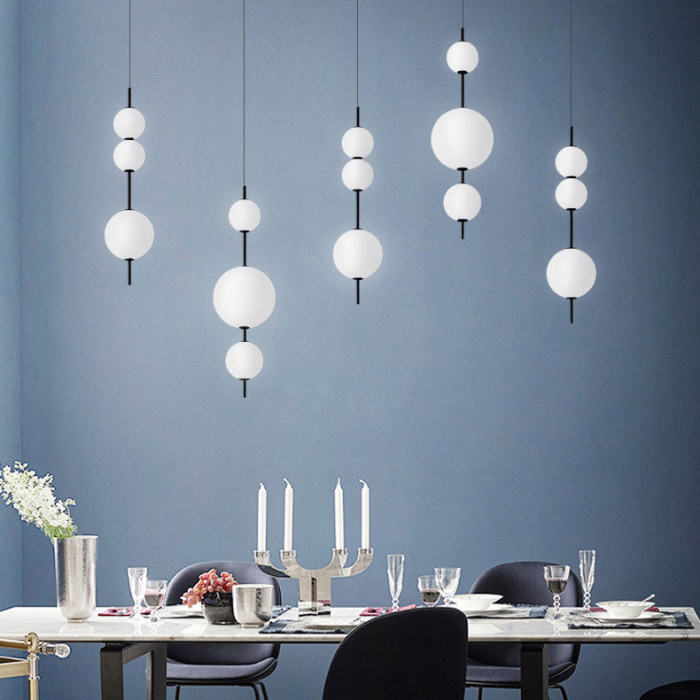 Подвесной светильник White beads Pendant ImperiumLoft