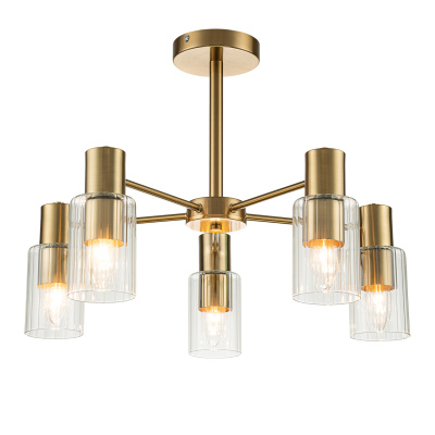 Потолочная люстра на штанге DIVERSITY ESCADA 2120/5P Gold