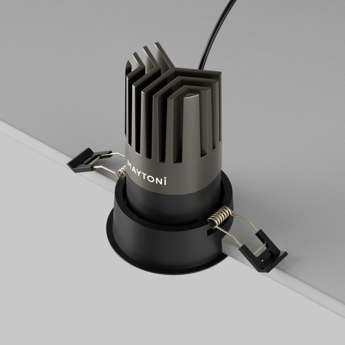 Встраиваемый светильник Maytoni Dip DL118-15W-2.7K-B