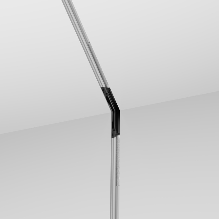 Коннектор угловой внутренний, встраиваемый под ГКЛ 9,5 мм Levity Maytoni TRA184ICL-12B