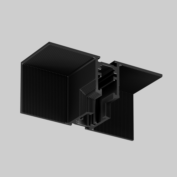 Коннектор угловой внутренний, встраиваемый под ГКЛ 9,5 мм Levity Maytoni TRA184ICL-12B