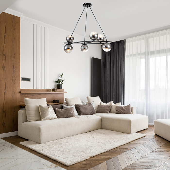 Подвесной светильник BALANCE ESCADA 1119/6S Black