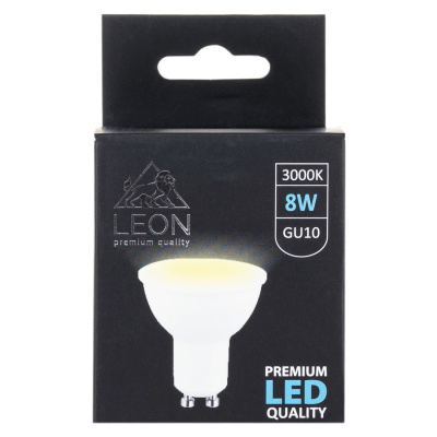Светодиодная лампа Leon LE-GU10-8W-3000K