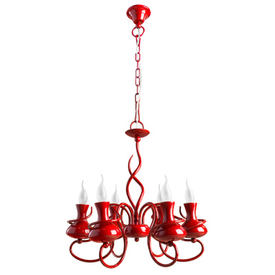 Люстра подвесная Arte Lamp VASO A6819LM-6RD