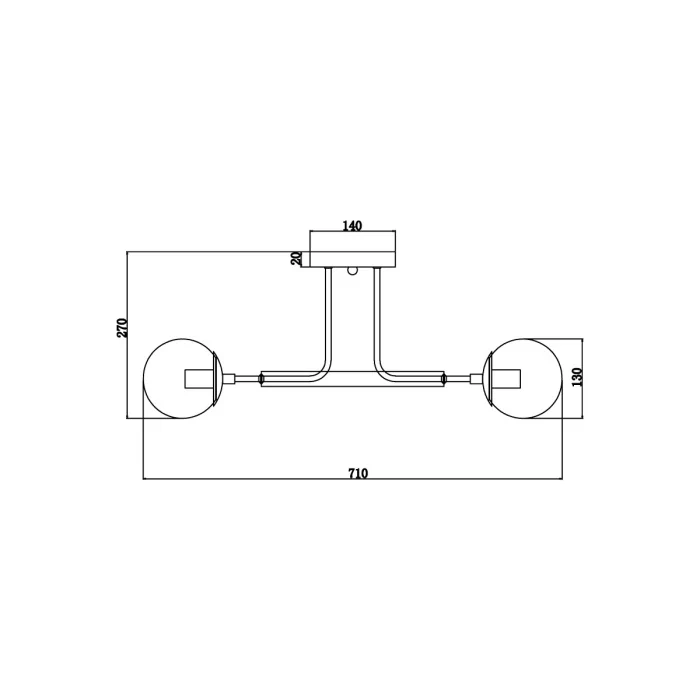 Потолочная люстра VL1413L06 Vele Luce