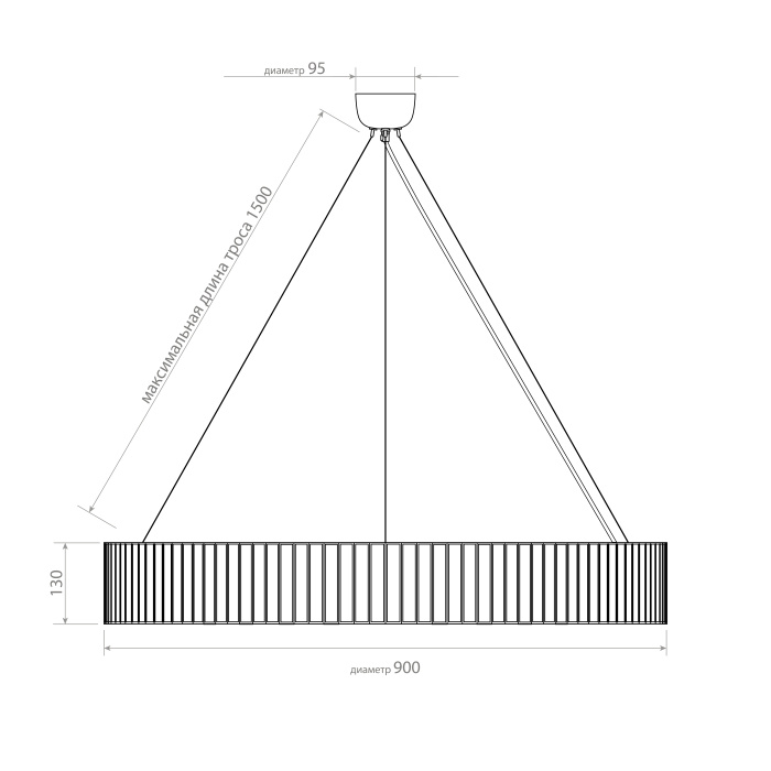 Подвесная люстра Covali JPL-23506