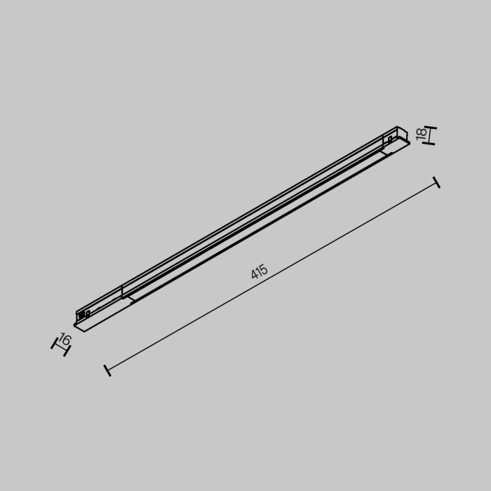 Трековый светильник Maytoni Basis TR231-2-10W3K-B