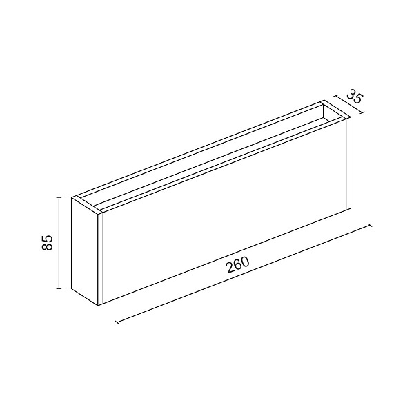 Настенный светильник Ledron GW-M066/26 Black
