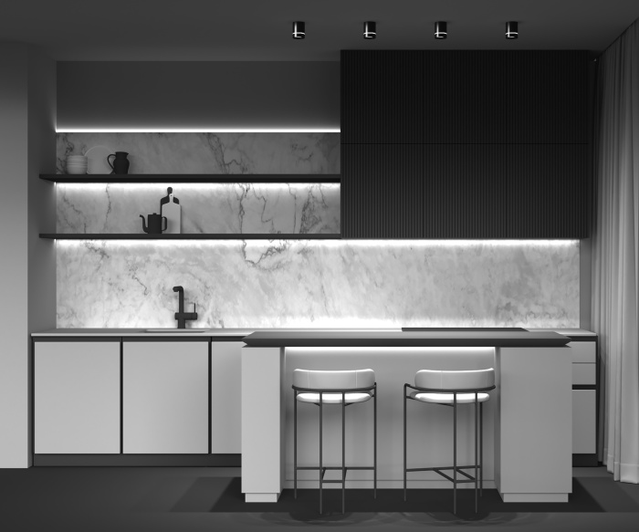 Потолочный светильник Maytoni Orlo C085CL-9W4K-B