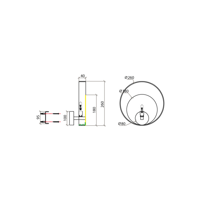Бра VL5764W11 Vele Luce