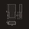 Настенный светильник Delight Collection 98023 W98023L dark bronze