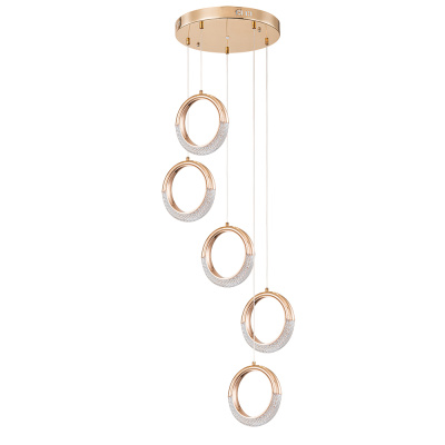 Люстра каскадная Arte Lamp MONTANA A7777SP-5GO