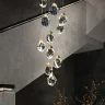 Подвесной светильник Delight Collection Crystal rock MD-020B-11 gold