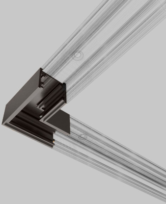 Коннектор угловой для накладного шинопровода Elektrostandard Line magnetic 4690389213762