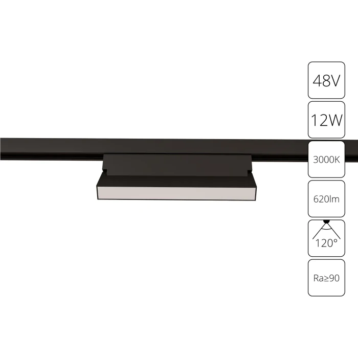 Магнитная трековая система Arte Lamp LINEA A4679PL-1BK